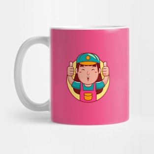 Painter Woman Mug